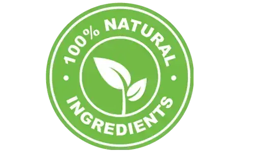 Natural ingredients badge for Black Sugar Protect
